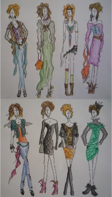 Fashion Sketches No 2